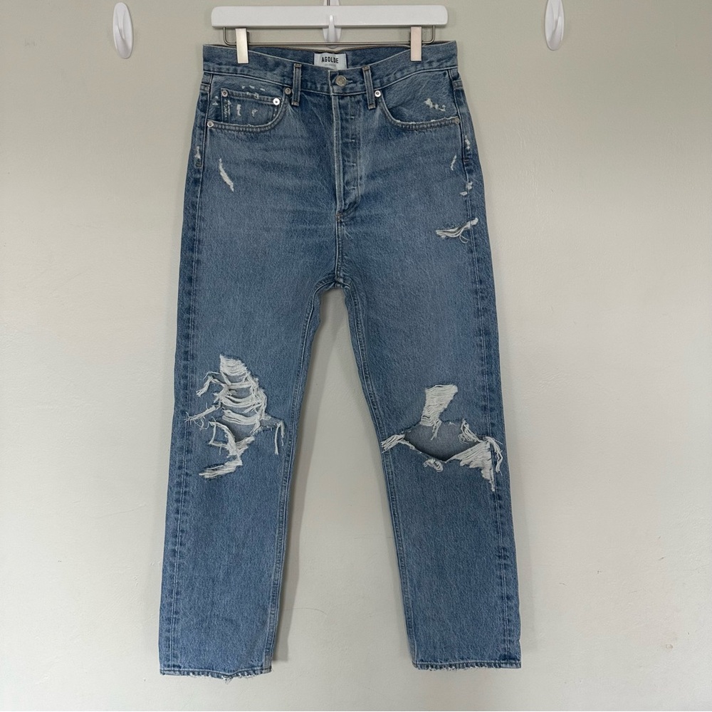 AGOLDE 90's Mid Rise Loose Fit in Fall Out Jeans Size 27